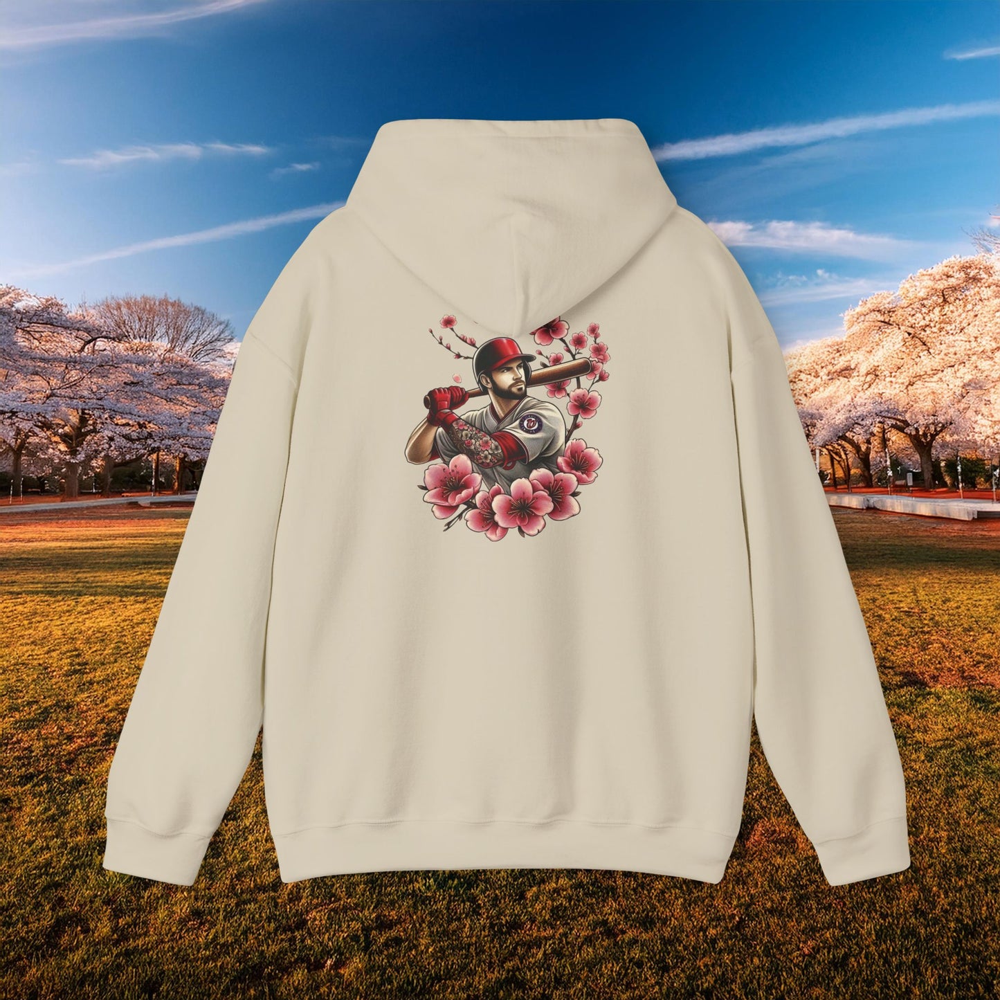 Washington Baseball Cherry Blossom Hoodie