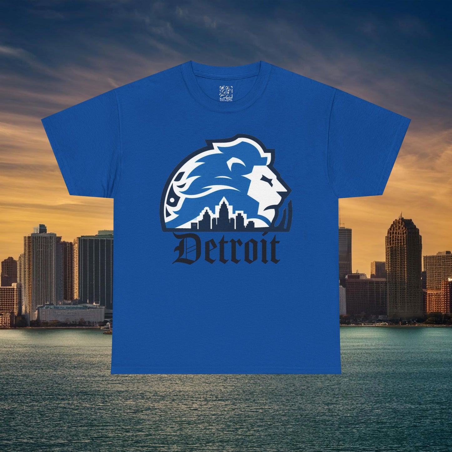 Detroit Football Skyline Tee