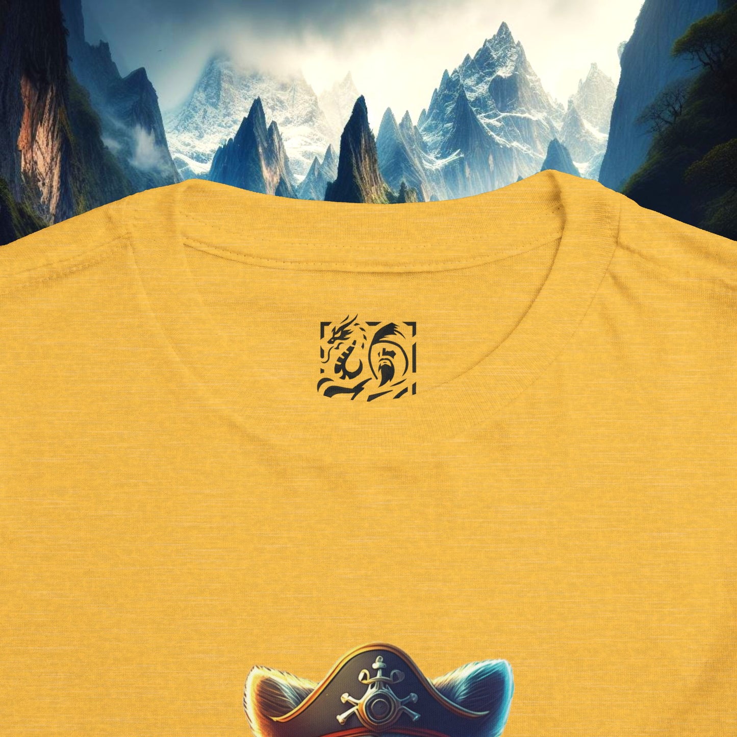 Raccoon Pirate Toddler Tee