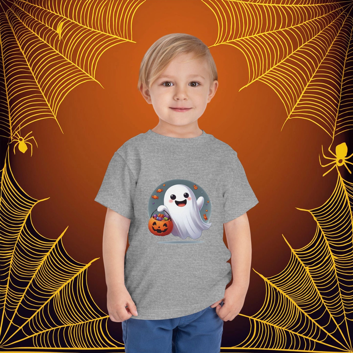 Trick or Treat Ghost Toddler Tee