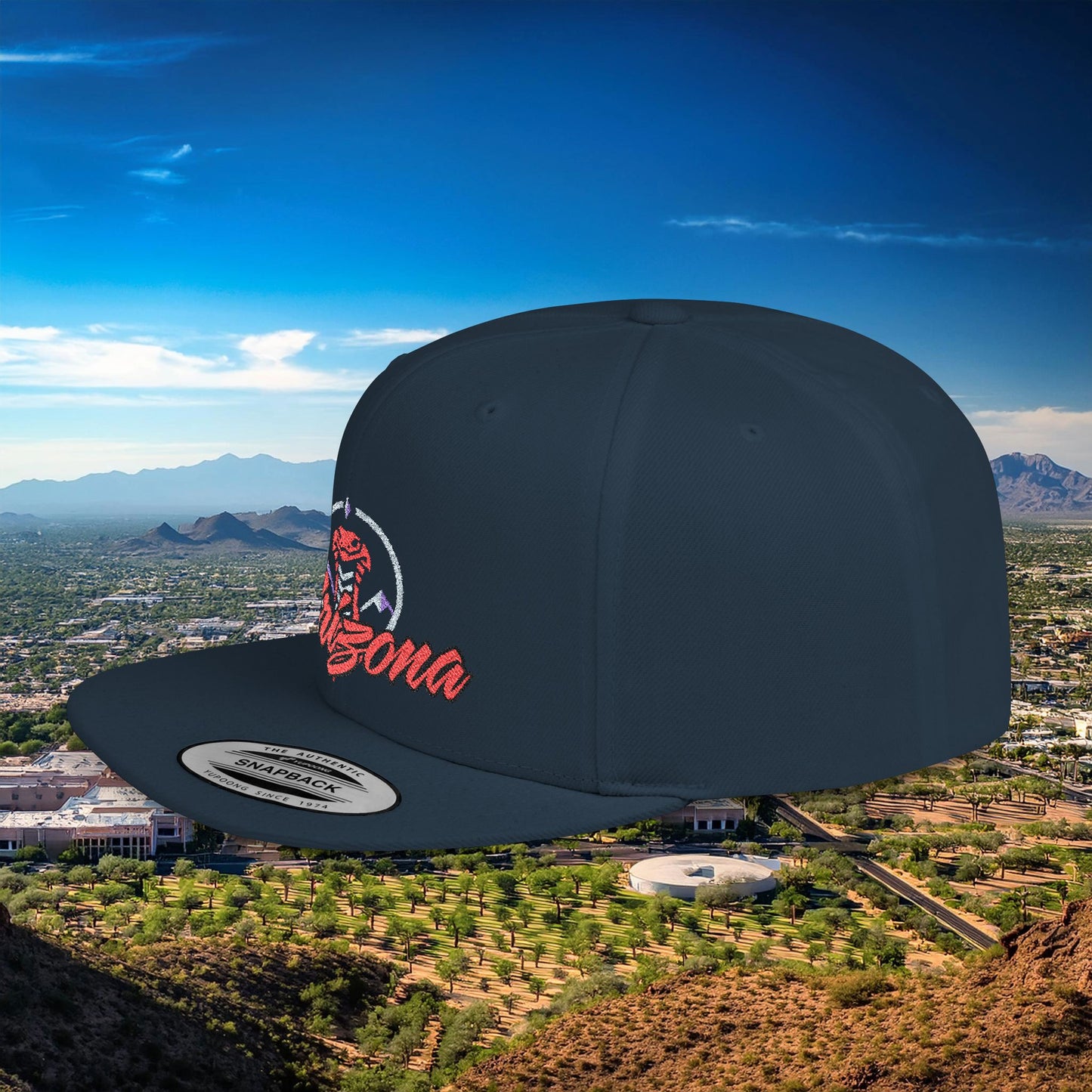 Arizona Baseball Logo Flat Bill Snapback