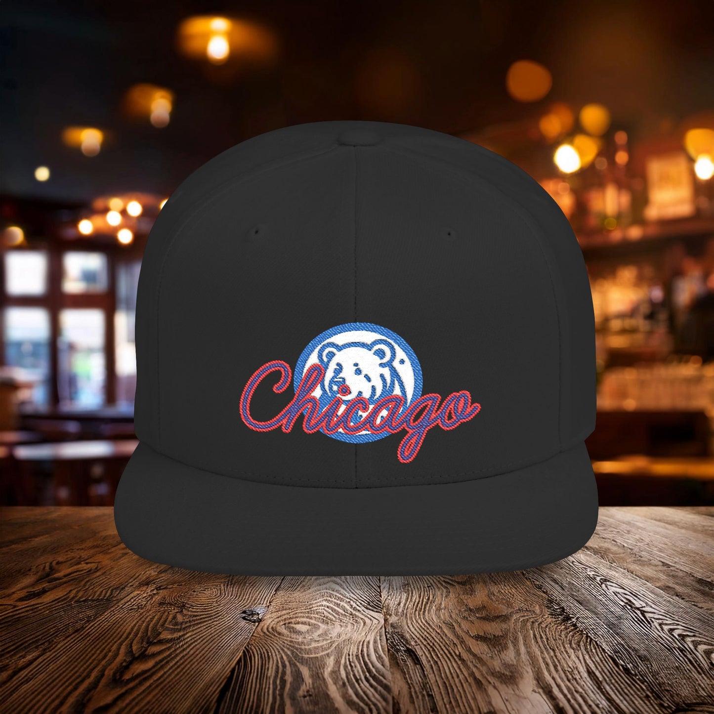Chicago Bear Cub Baseball Flat Bill Snapback