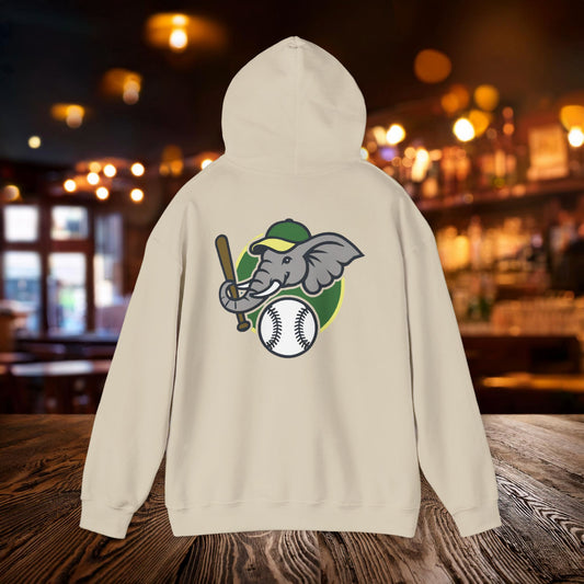 A's Baseball Elephant Hoodie
