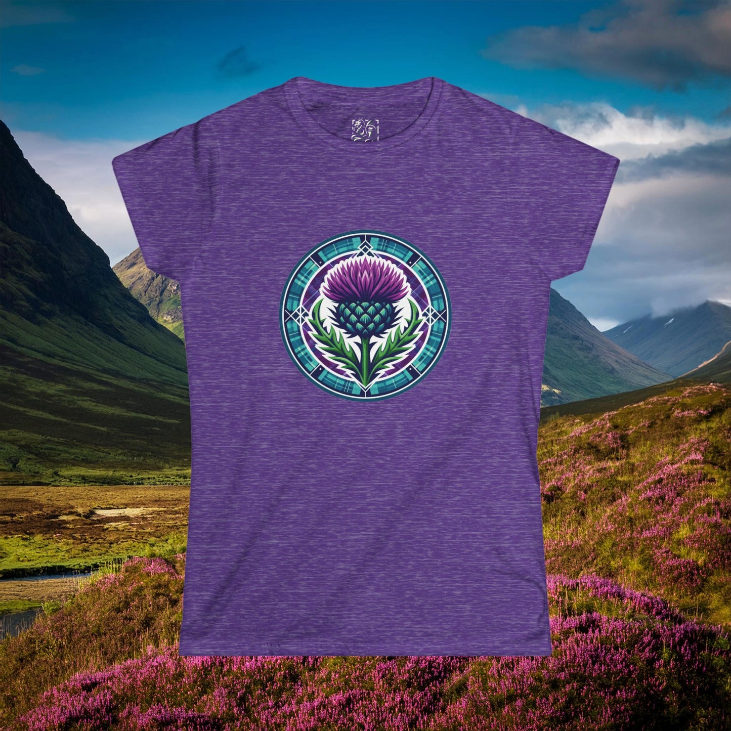 Scotland Thistle Women's Softstyle Tee