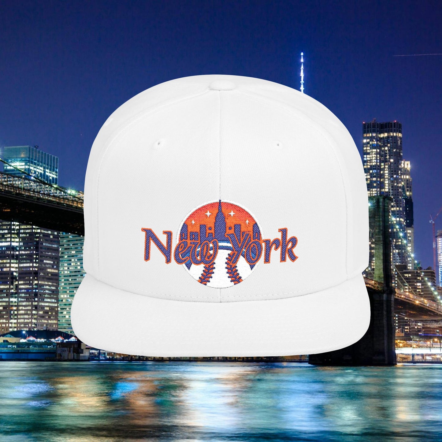 NY Metro Baseball Flat Bill Snapback