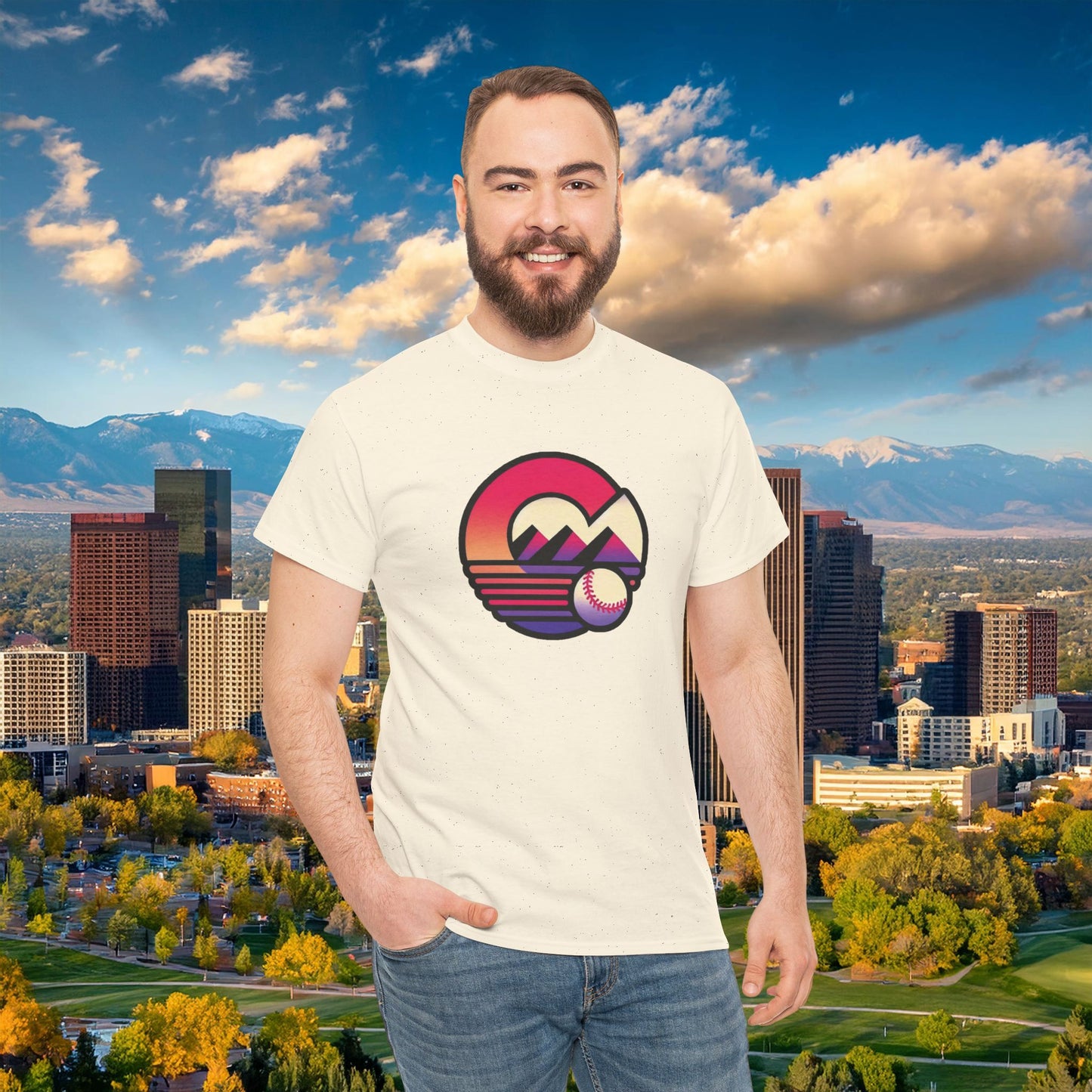 Retro Colorado Baseball Tee