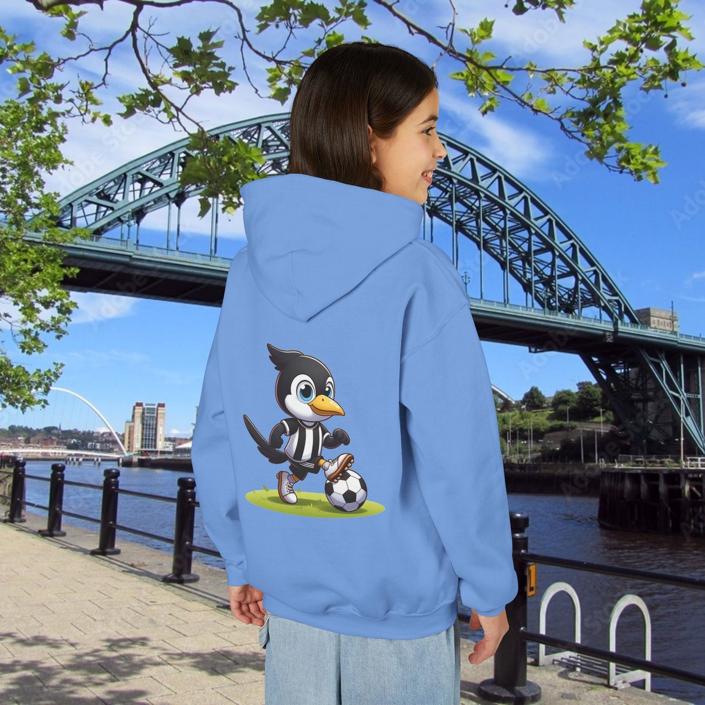 Newcastle United Little Magpie Youth Hoodie