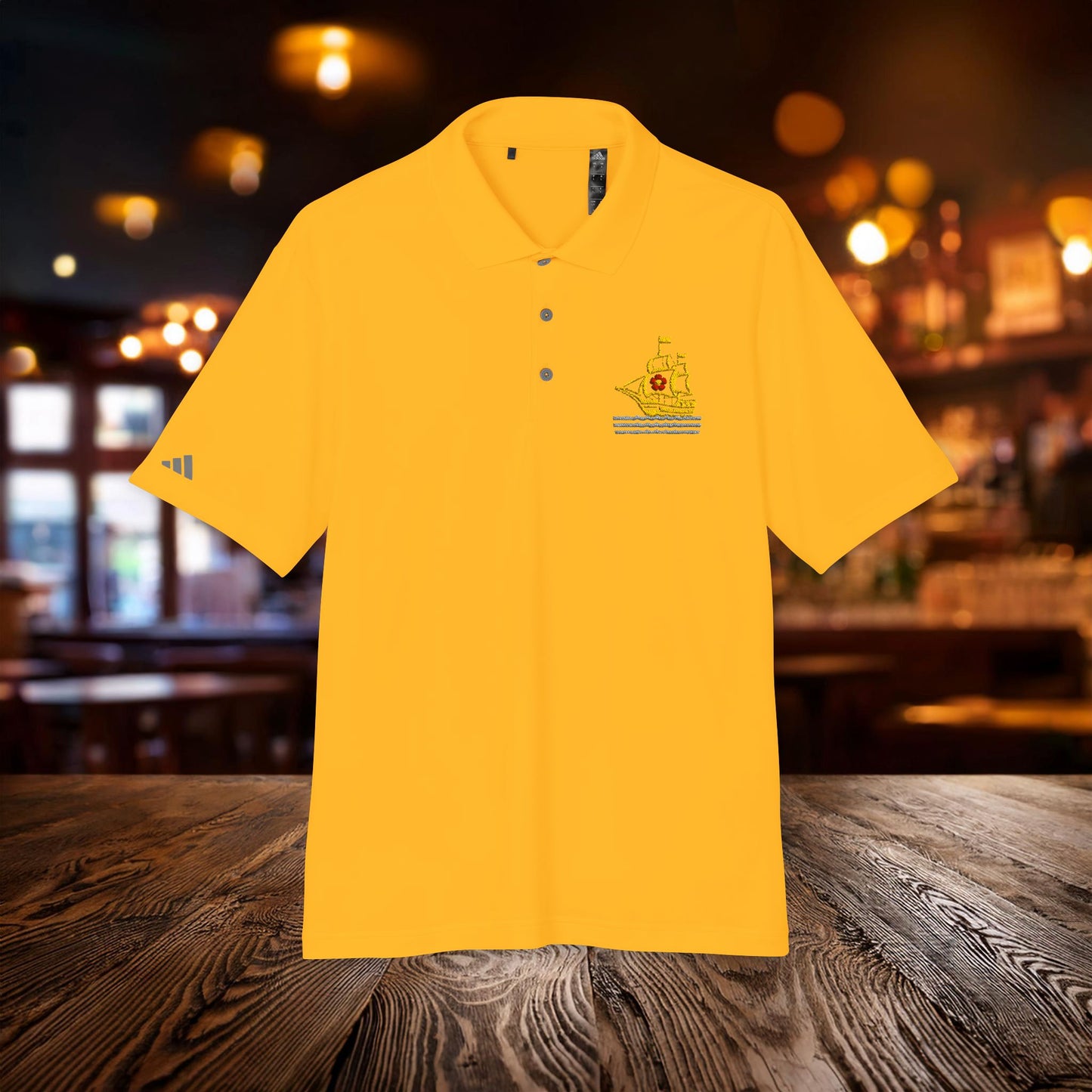 Man City Logo adidas Performance Polo