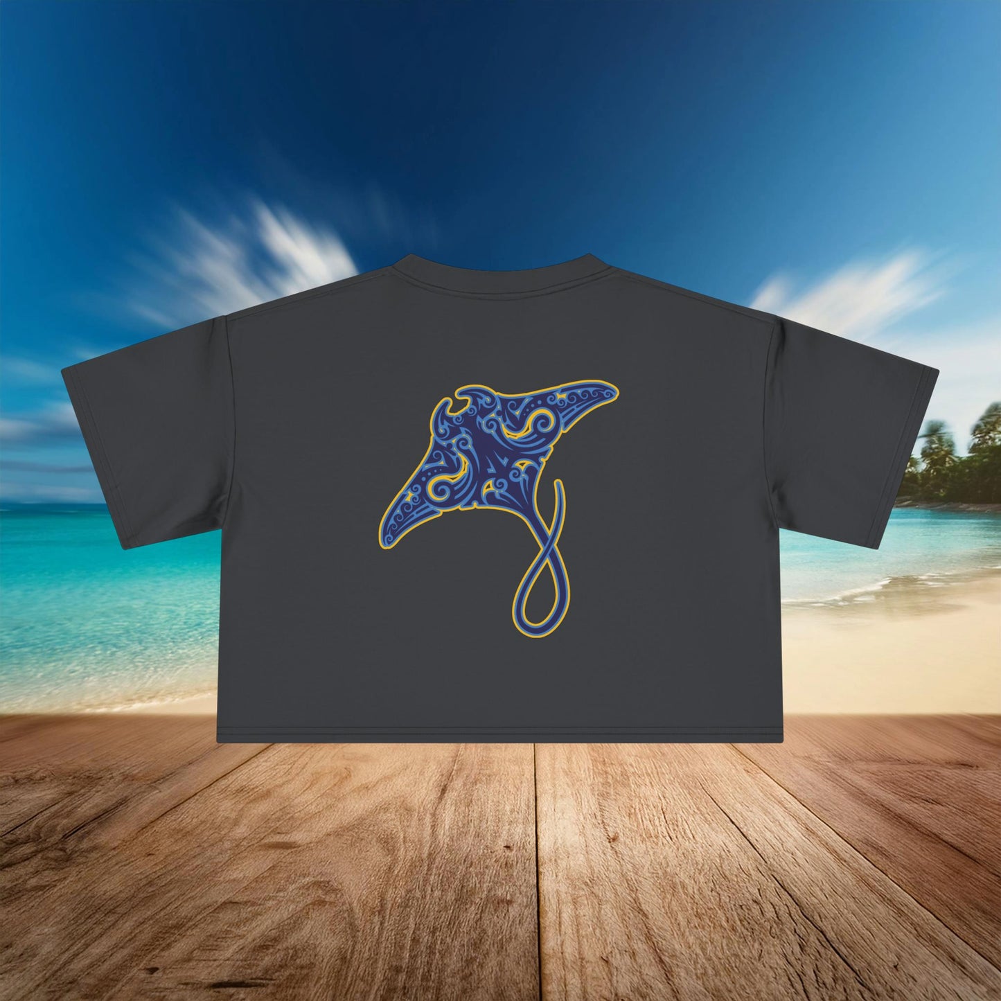 Manta Ray Women's Crop Tee