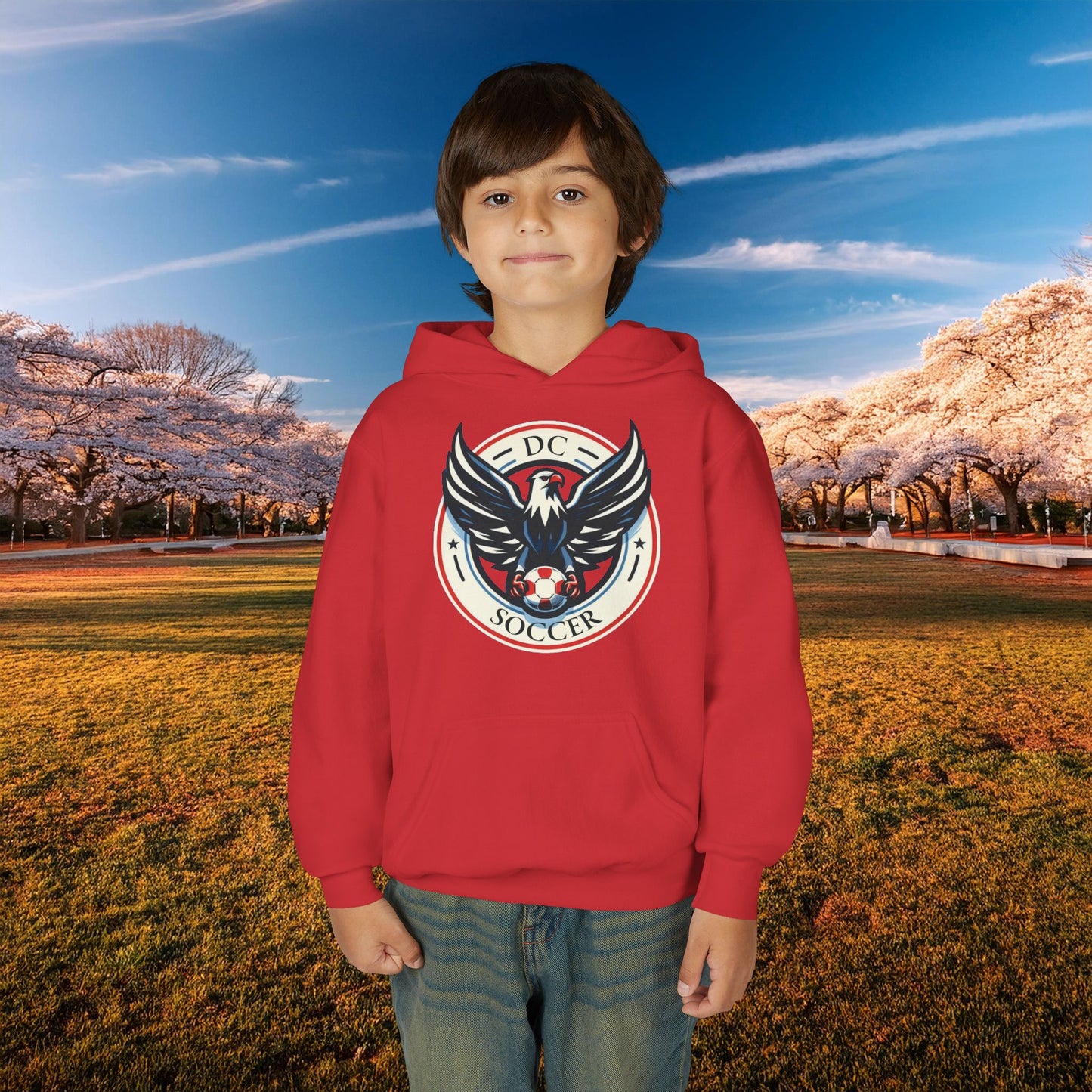 DC United Logo Youth Hoodie