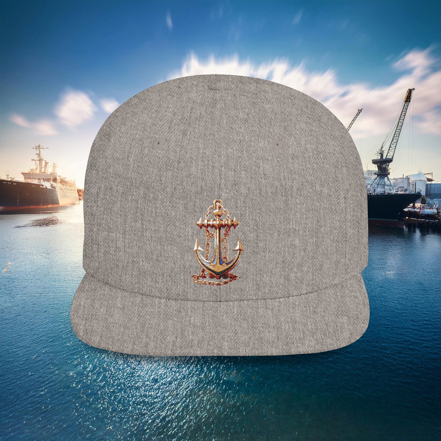 Anchor Flat Bill Snapback