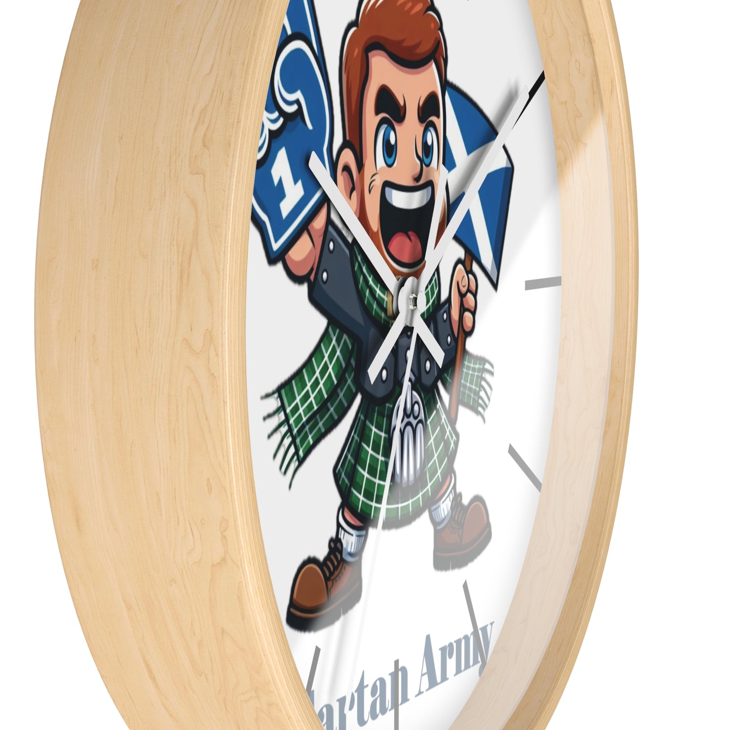 Tartan Army Wall Clock
