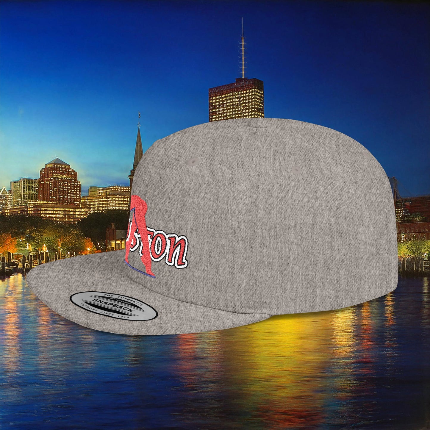 Boston Baseball Leggings Flat Bill Snapback