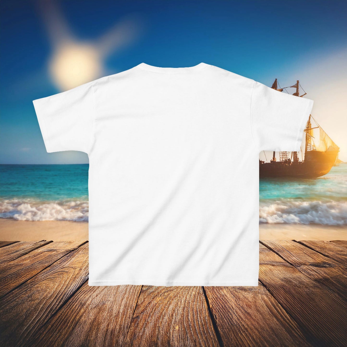 Elf Pirate Treasure Map Kids Tee