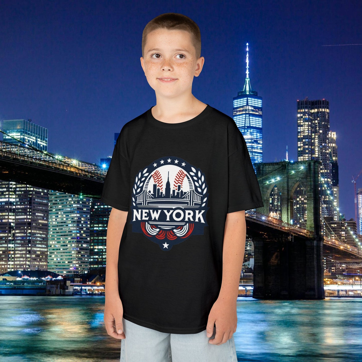New York Bronx Baseball Kids Tee