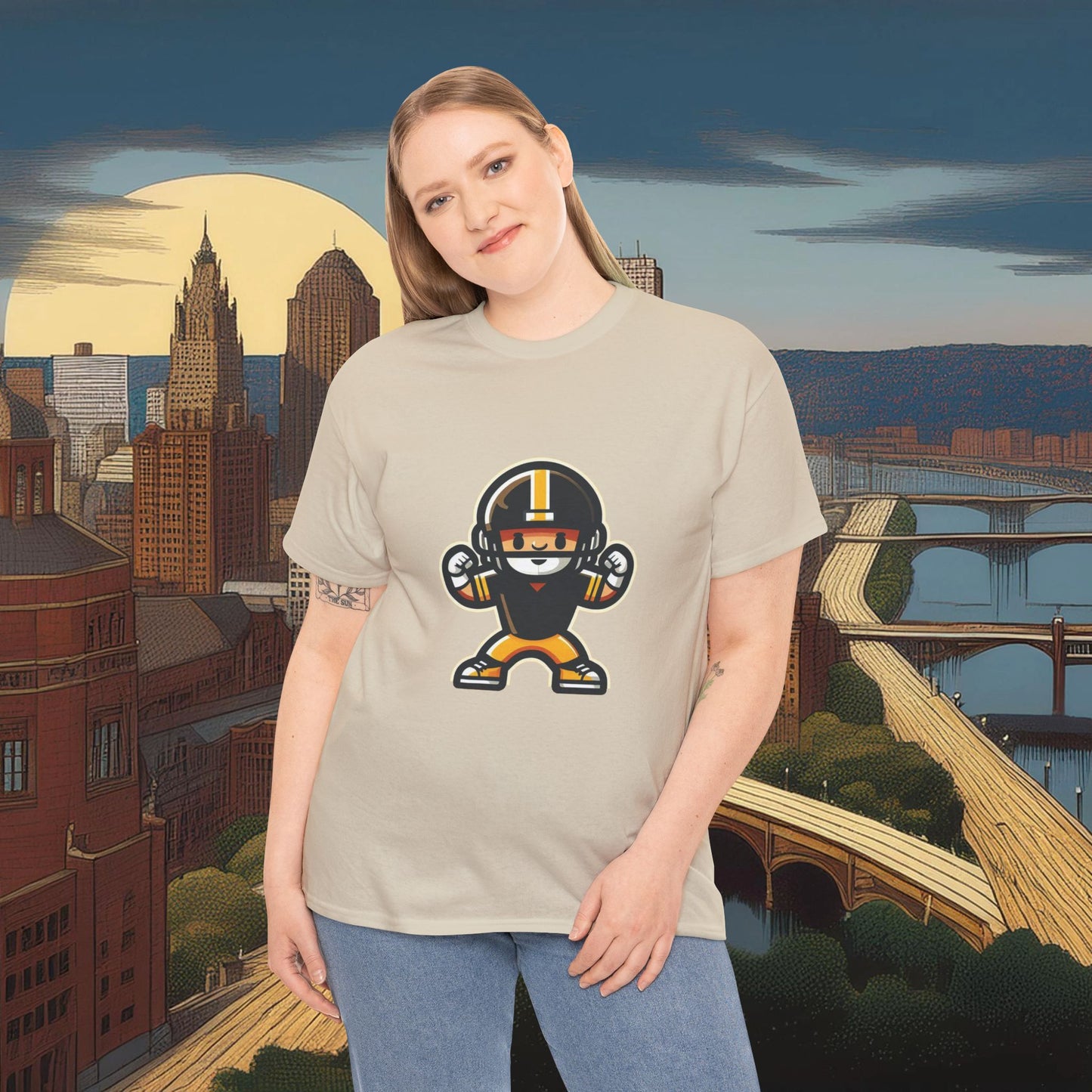 Mini Pittsburgh Football Player Tee