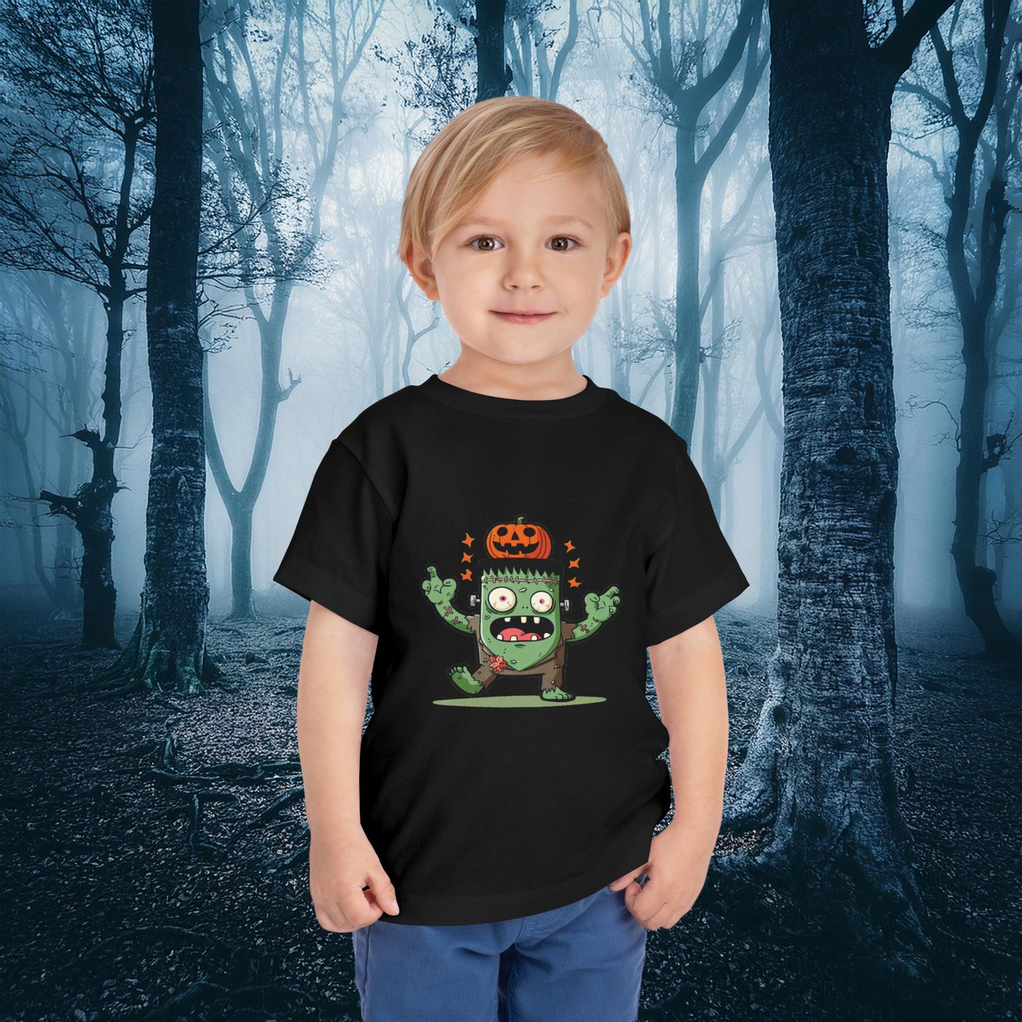 Little Frankenstein's Monster Toddler Tee
