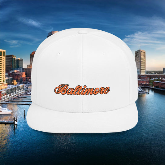 Baltimore Flat Bill Snapback