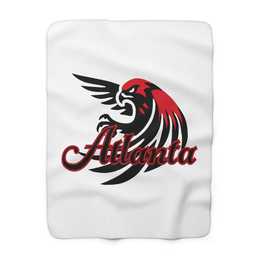 Atlanta Football Sherpa Fleece Blanket