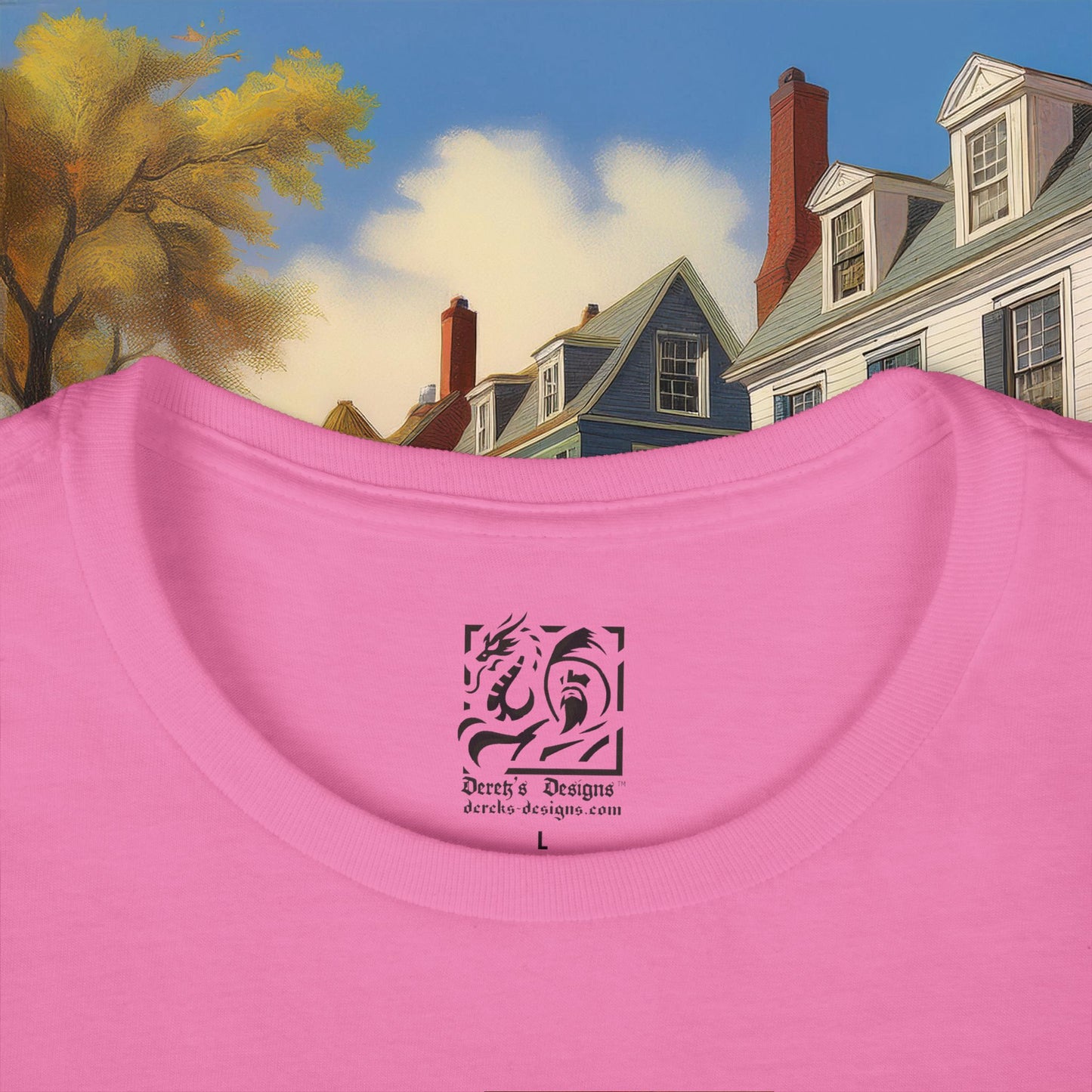 Revolutionary Red Dragons Crest Women's Softstyle Tee