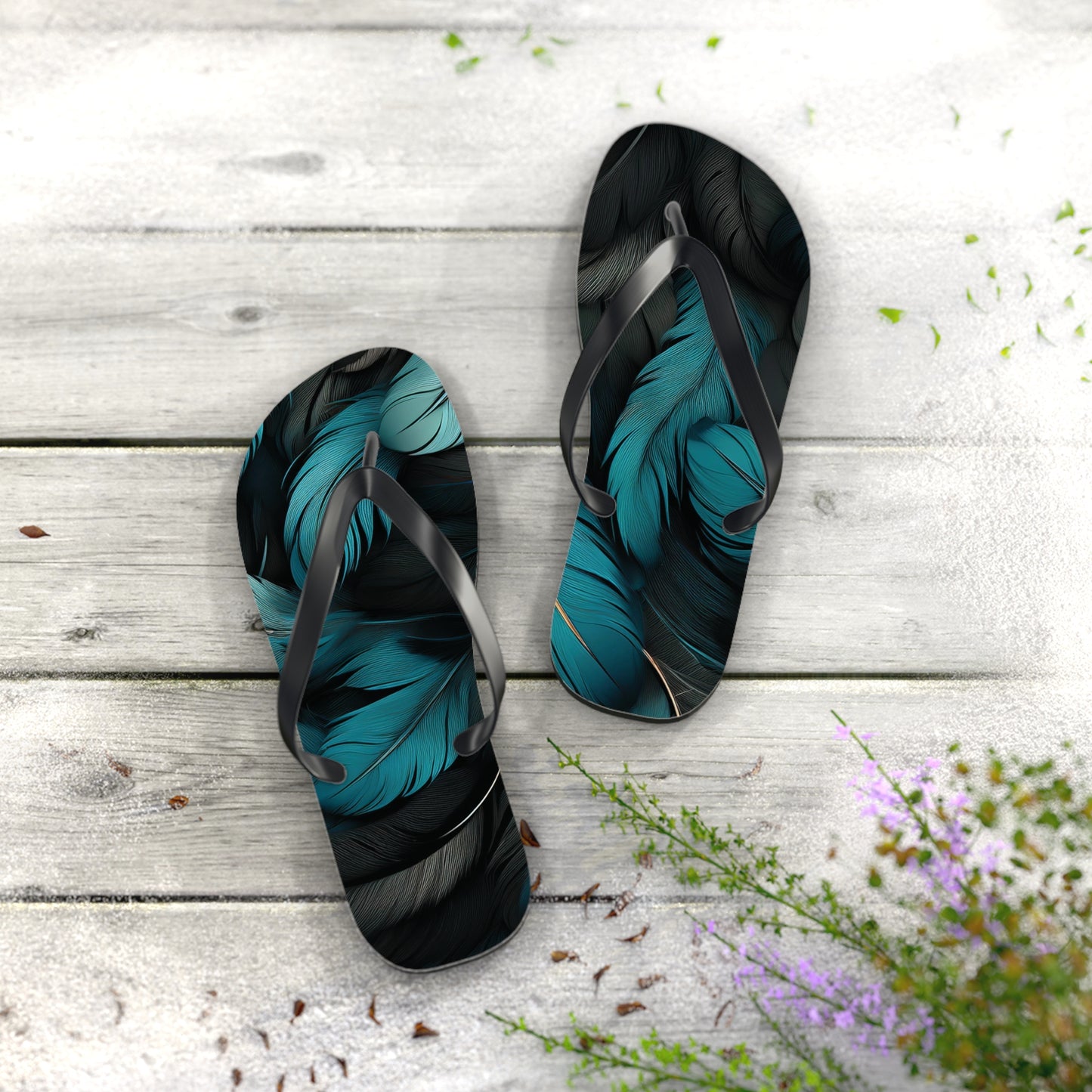 Newcastle United Feather Flip Flops