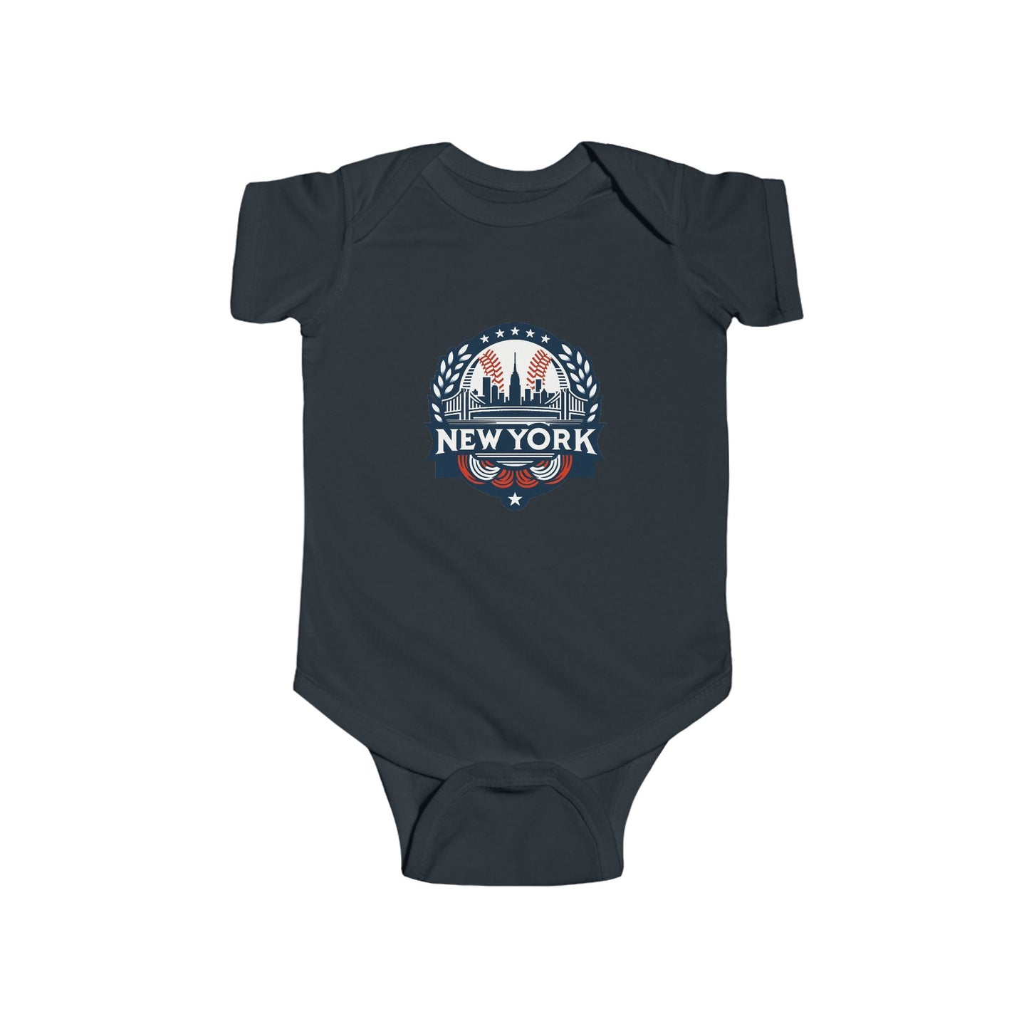 New York Bronx Baseball Infant Bodysuit