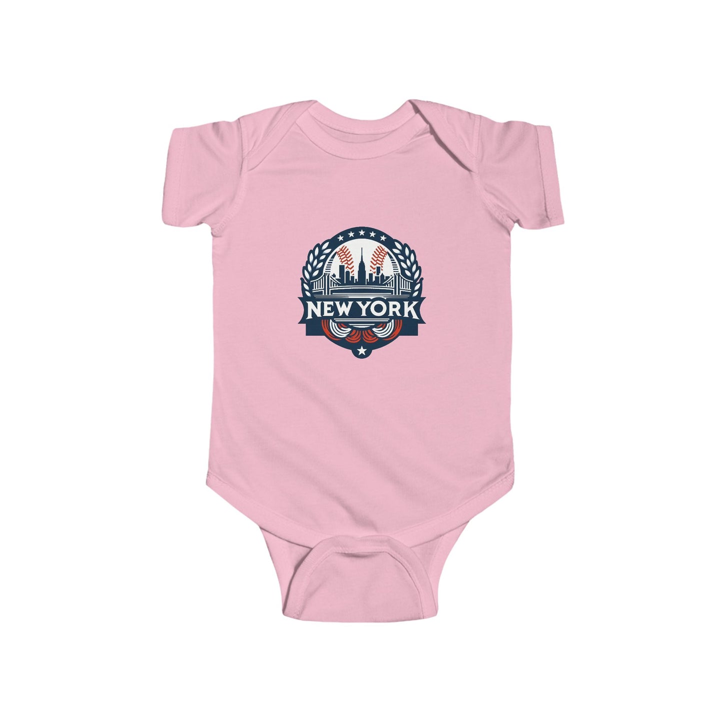 New York Bronx Baseball Infant Bodysuit