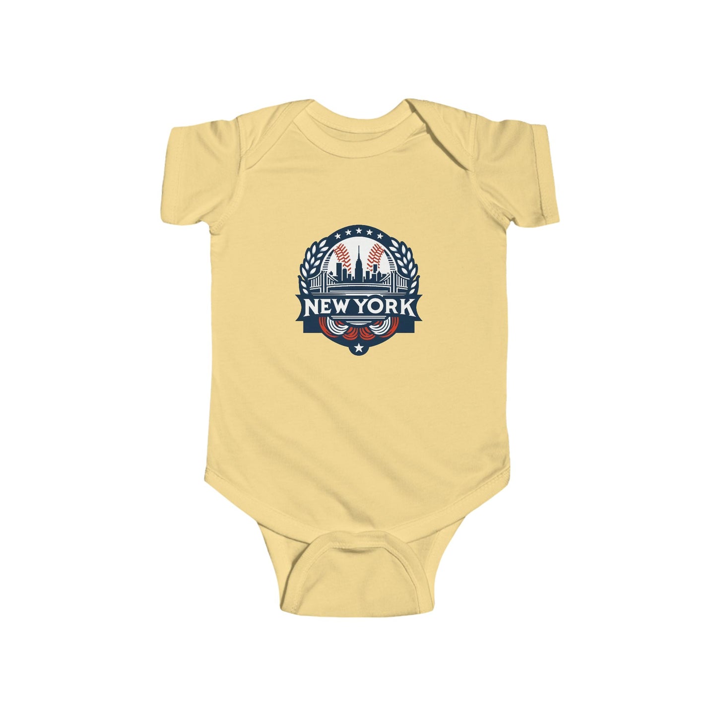 New York Bronx Baseball Infant Bodysuit