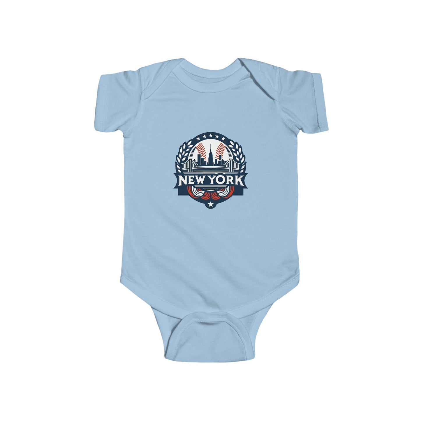 New York Bronx Baseball Infant Bodysuit