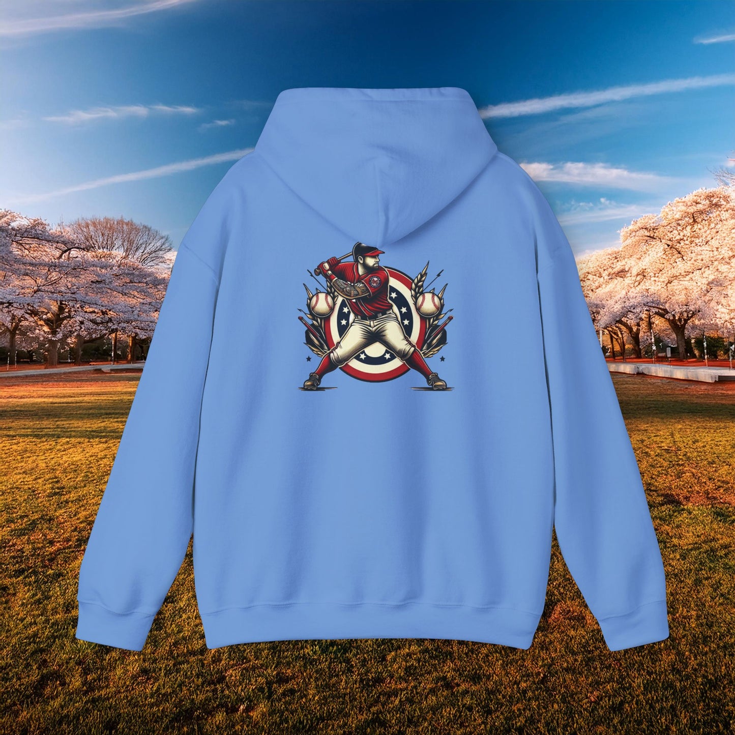 Washington Baseball At Bat Hoodie