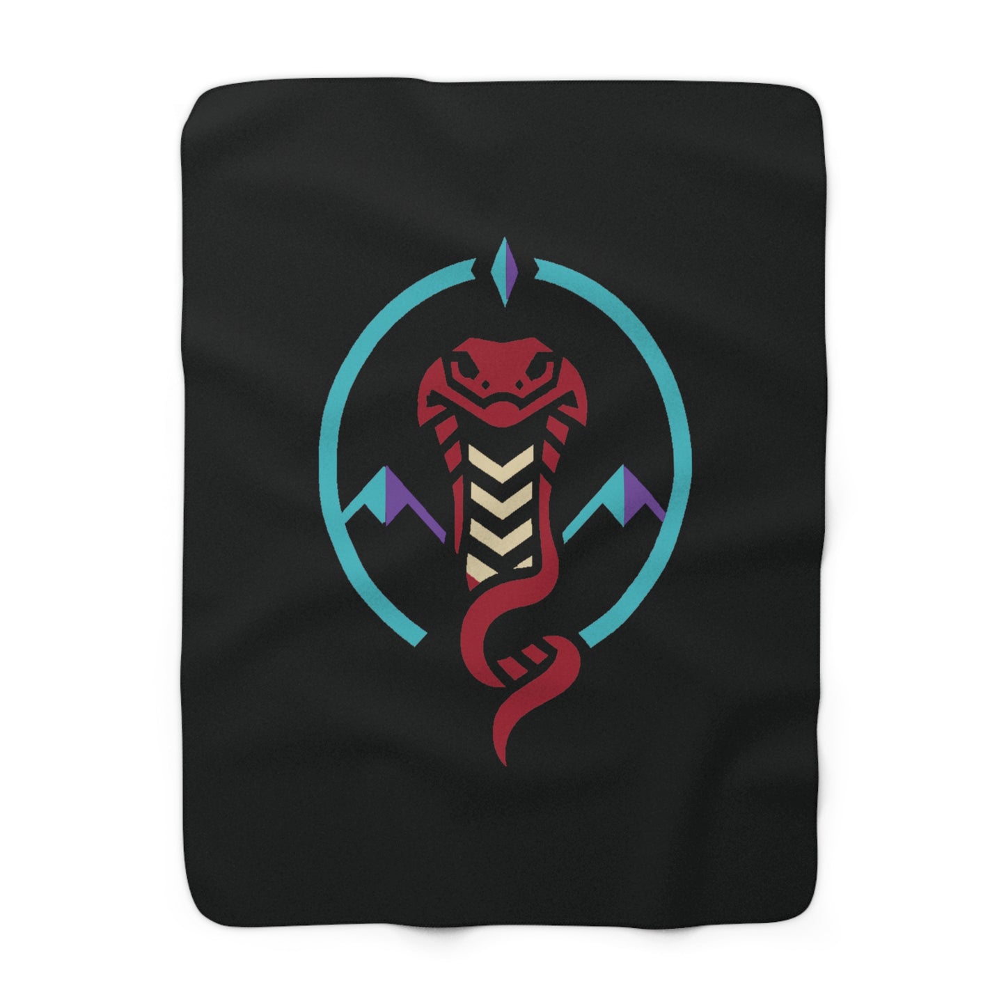 Arizona Baseball Logo Sherpa Fleece Blanket