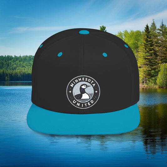 Minnesota United Crest Flat Bill Snapback