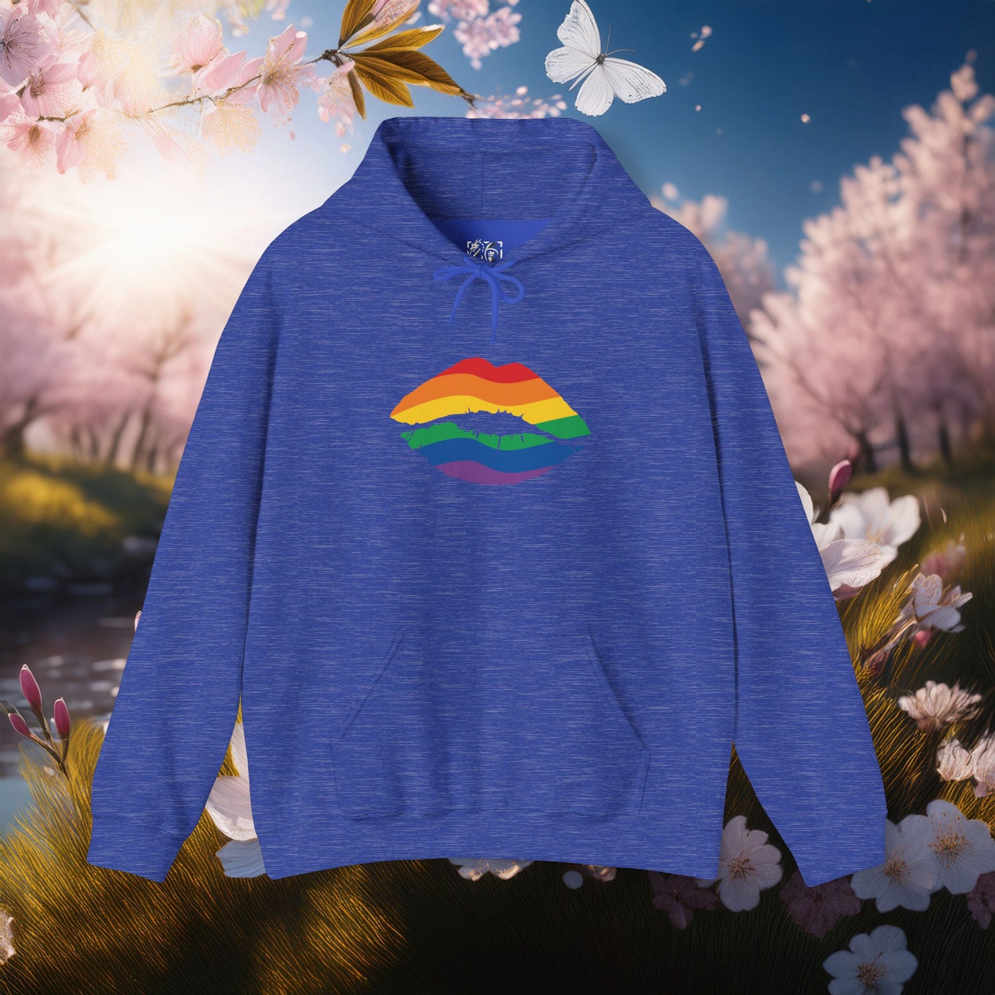 Rainbow Kiss Unisex Hoodie