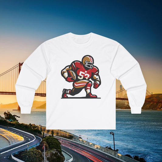 San Francisco Football Player Long Sleeve Tee