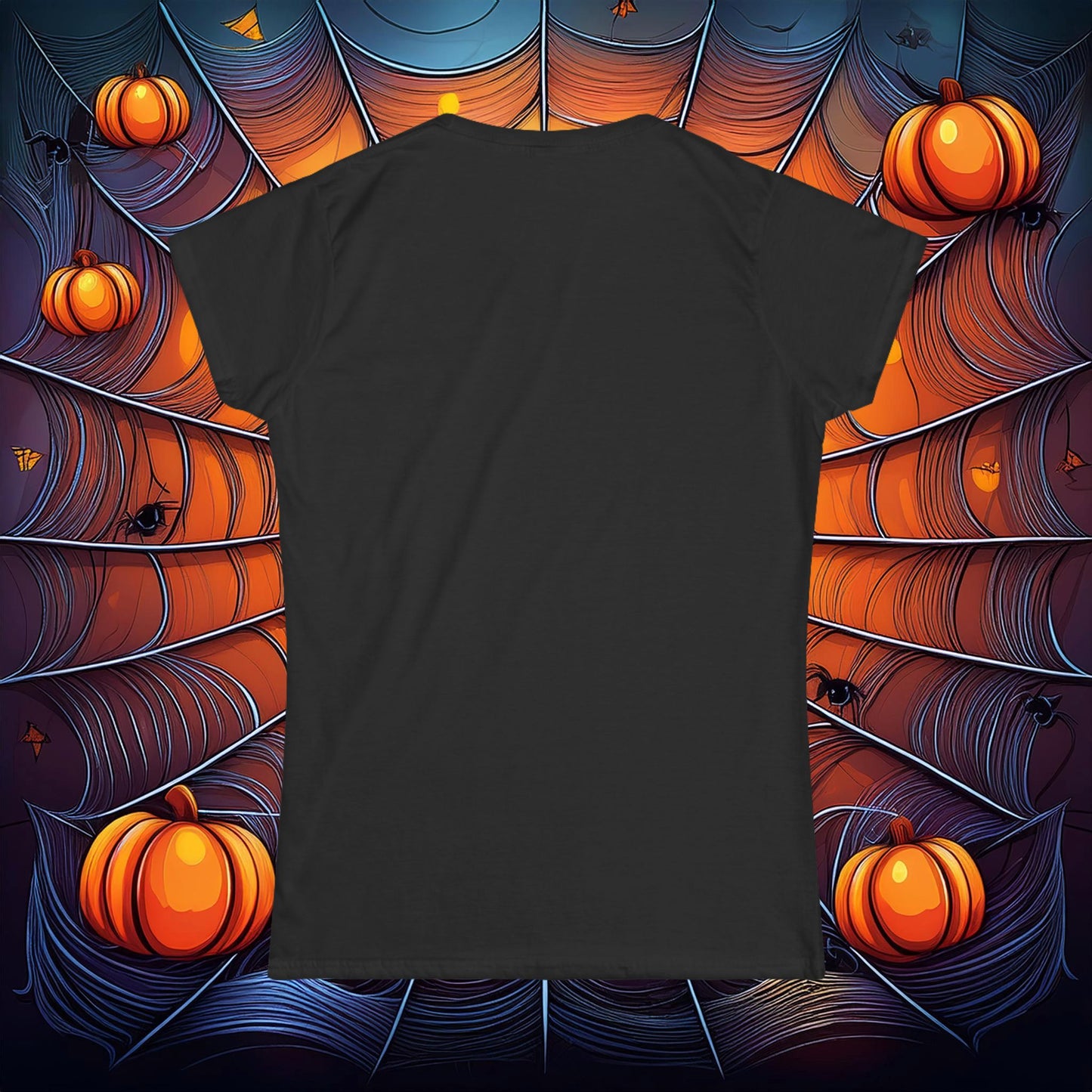 Halloween Cat Women's Softstyle Tee