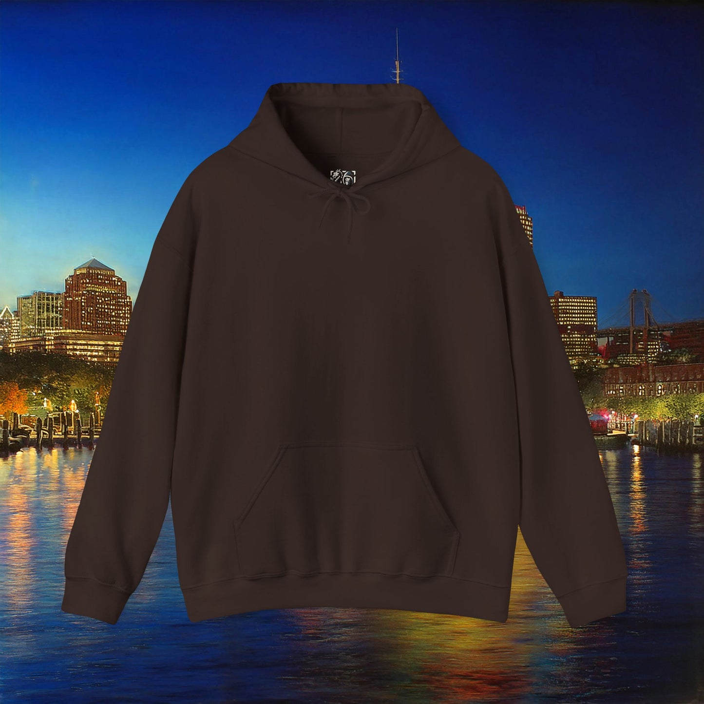 Boston Hockey Bear Hoodie