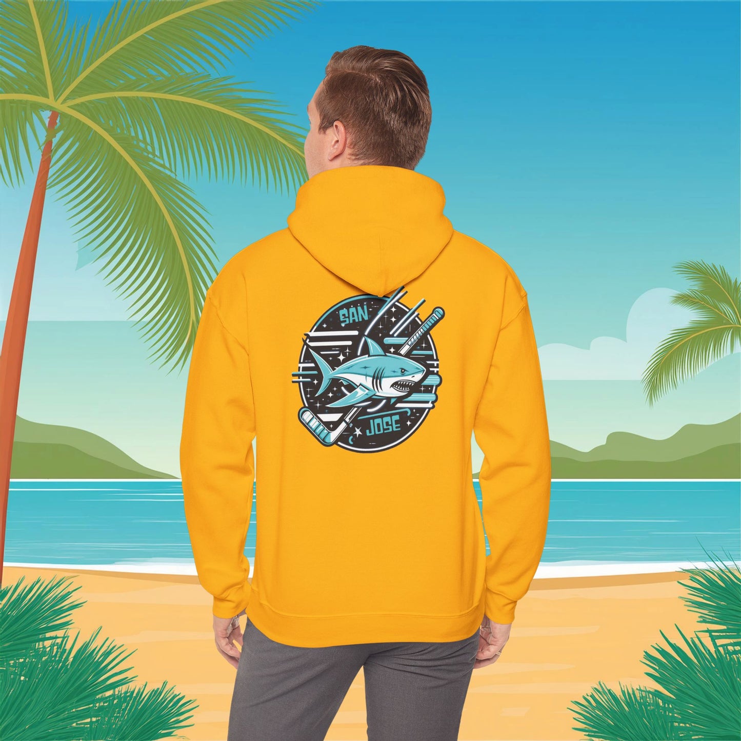 San Jose Hockey Logo Hoodie