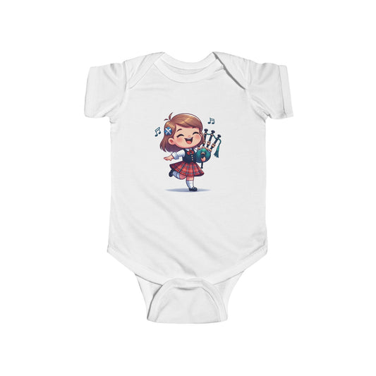 Scotland Piper Lassie Infant Bodysuit