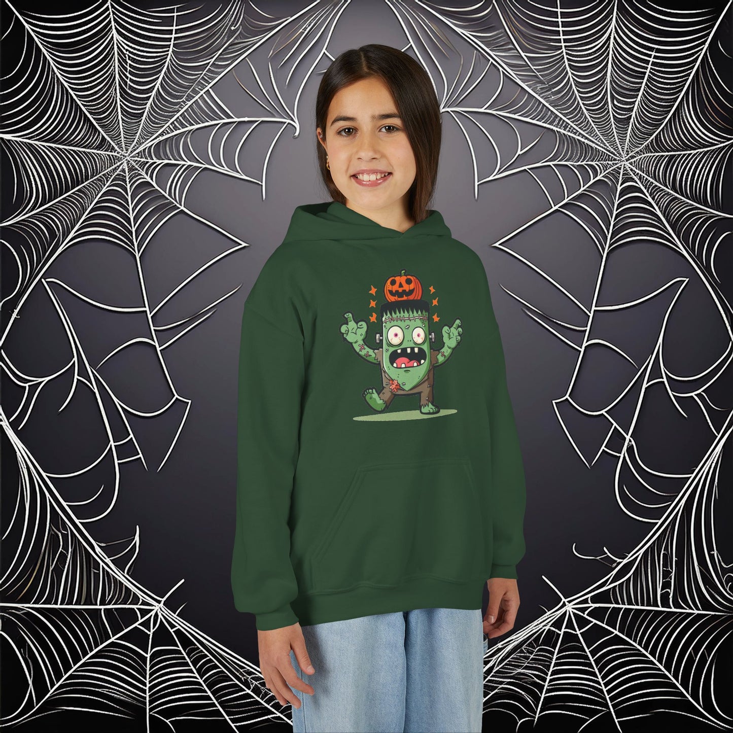 Little Frankenstein's Monster Youth Hoodie