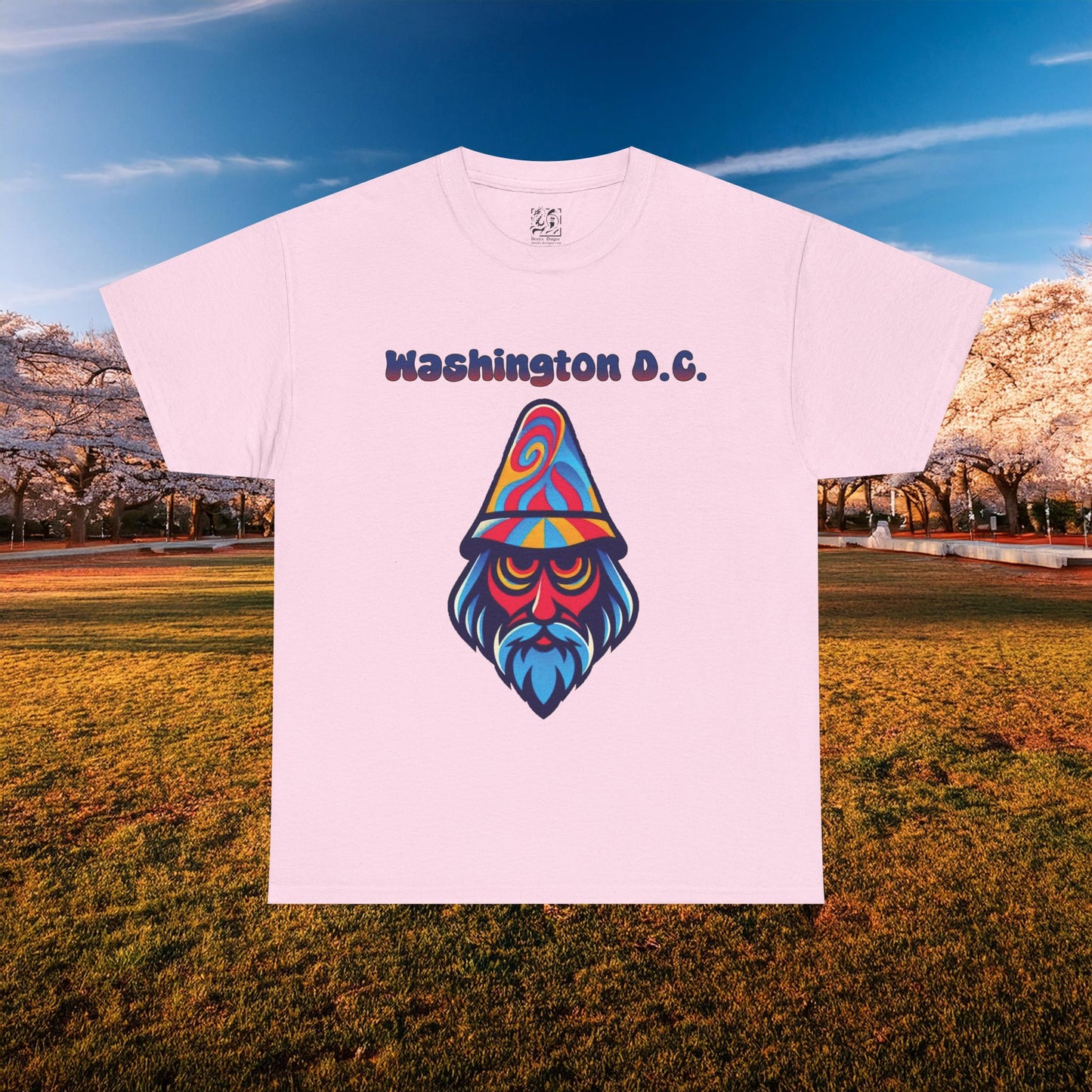 Washington D.C. Psychedelic Wizard Tee