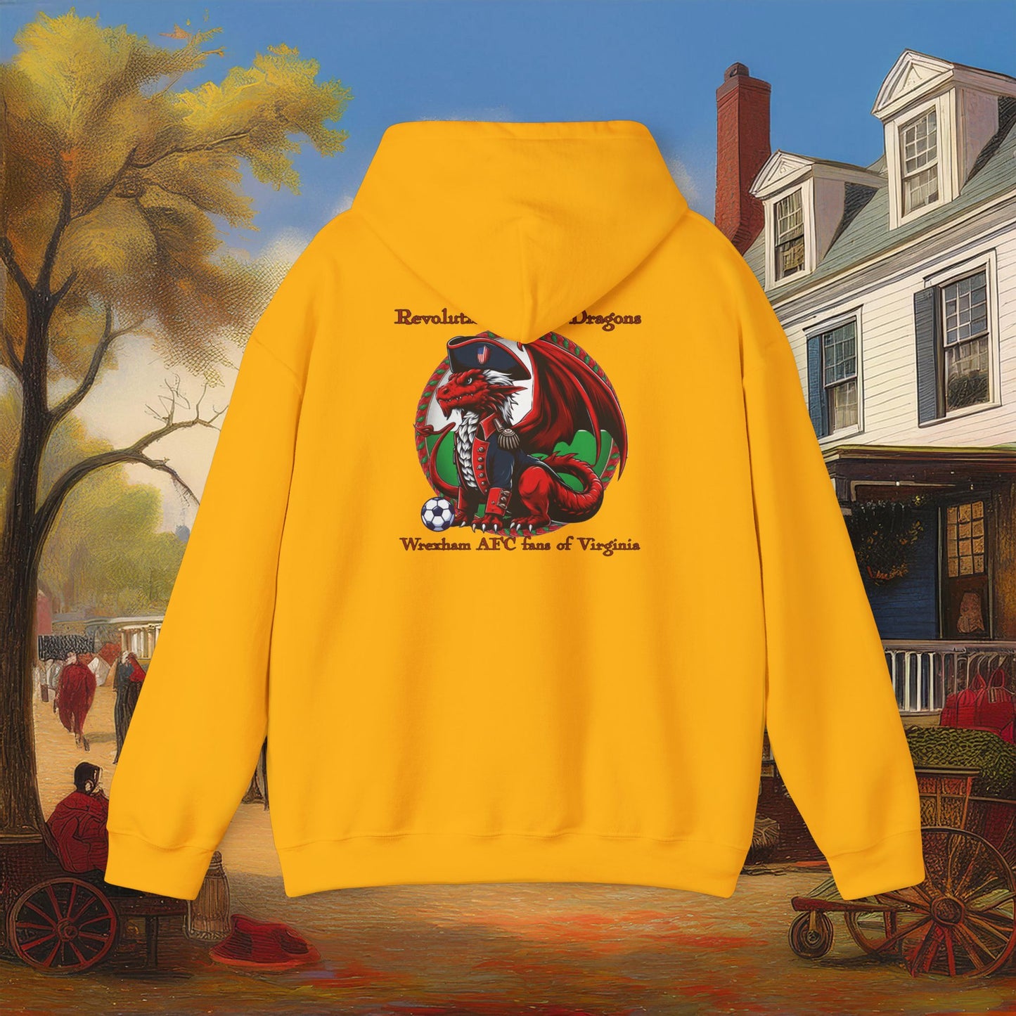 Revolutionary Red Dragons Logo Hoodie