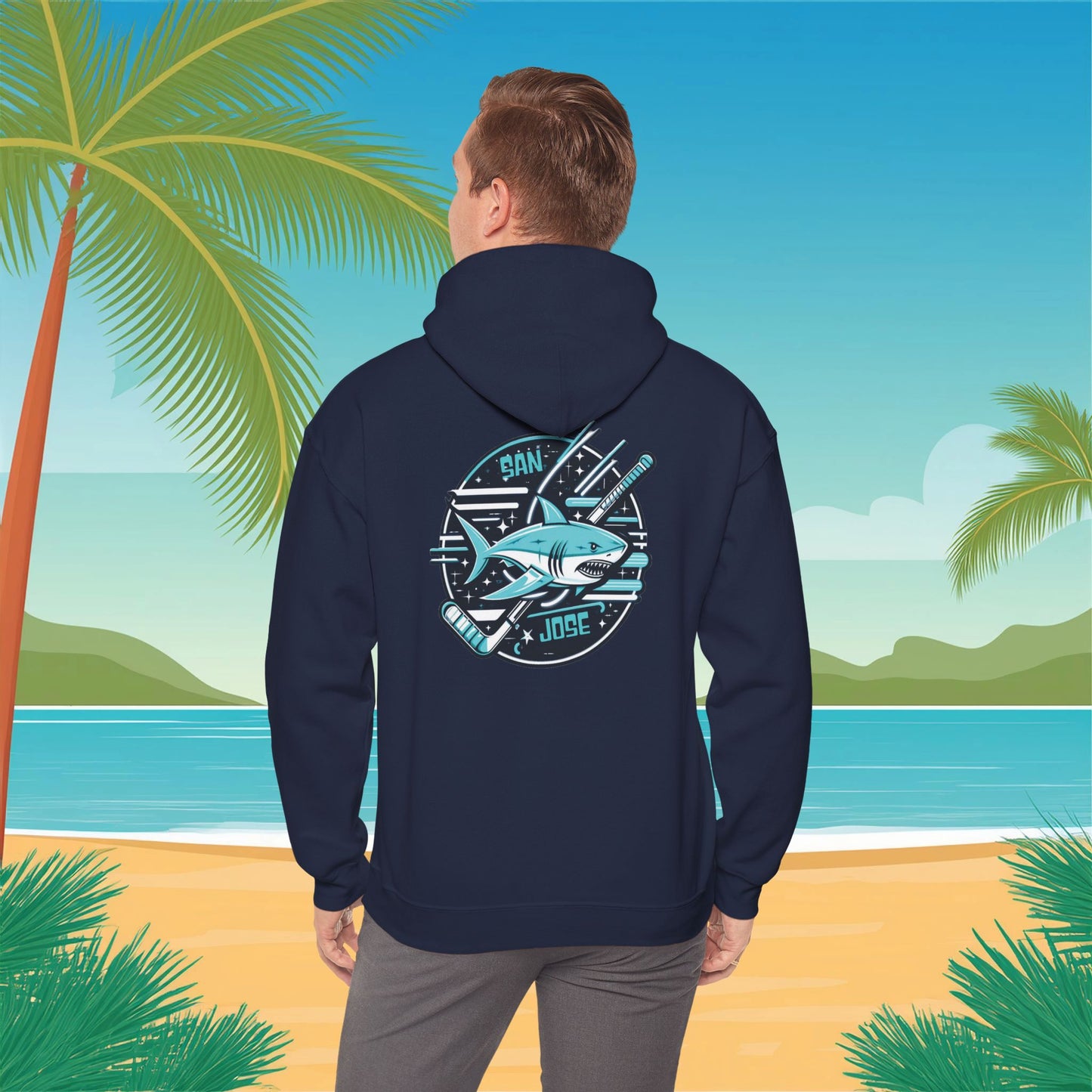 San Jose Hockey Logo Hoodie