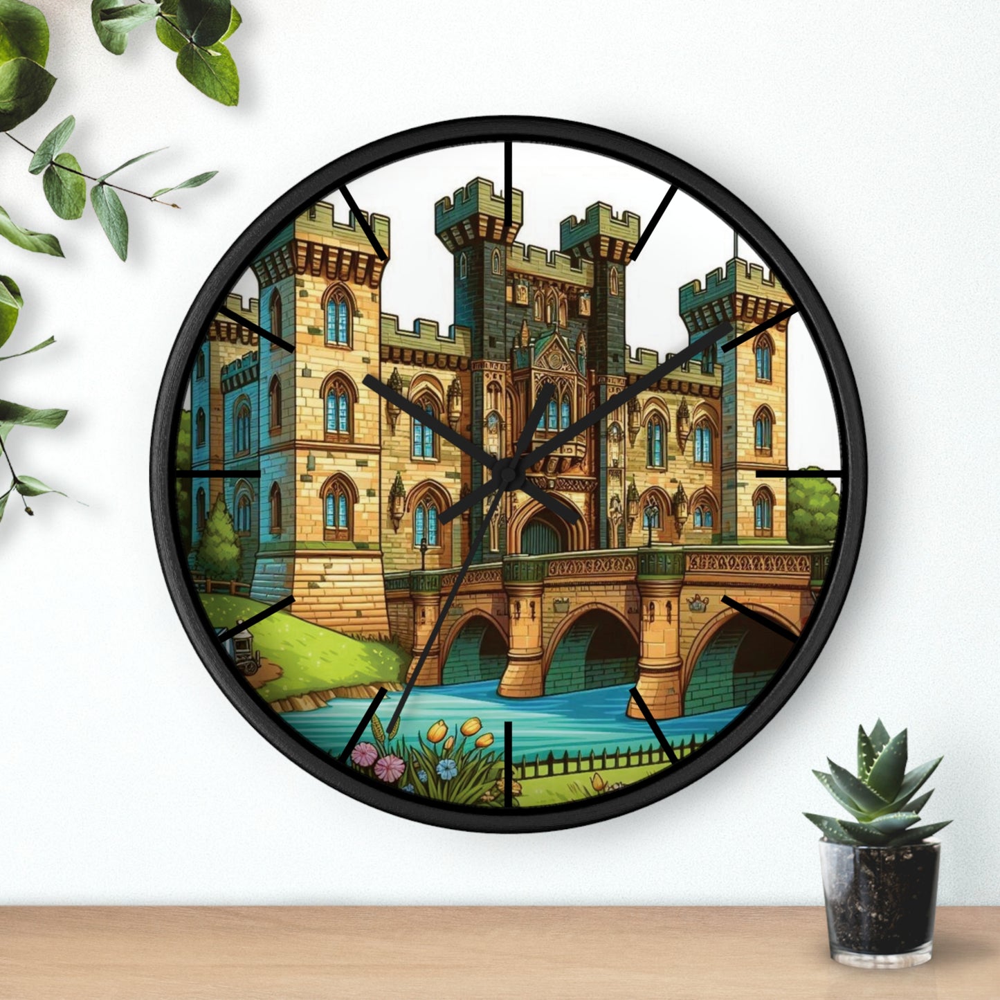 Castle Wall Clock