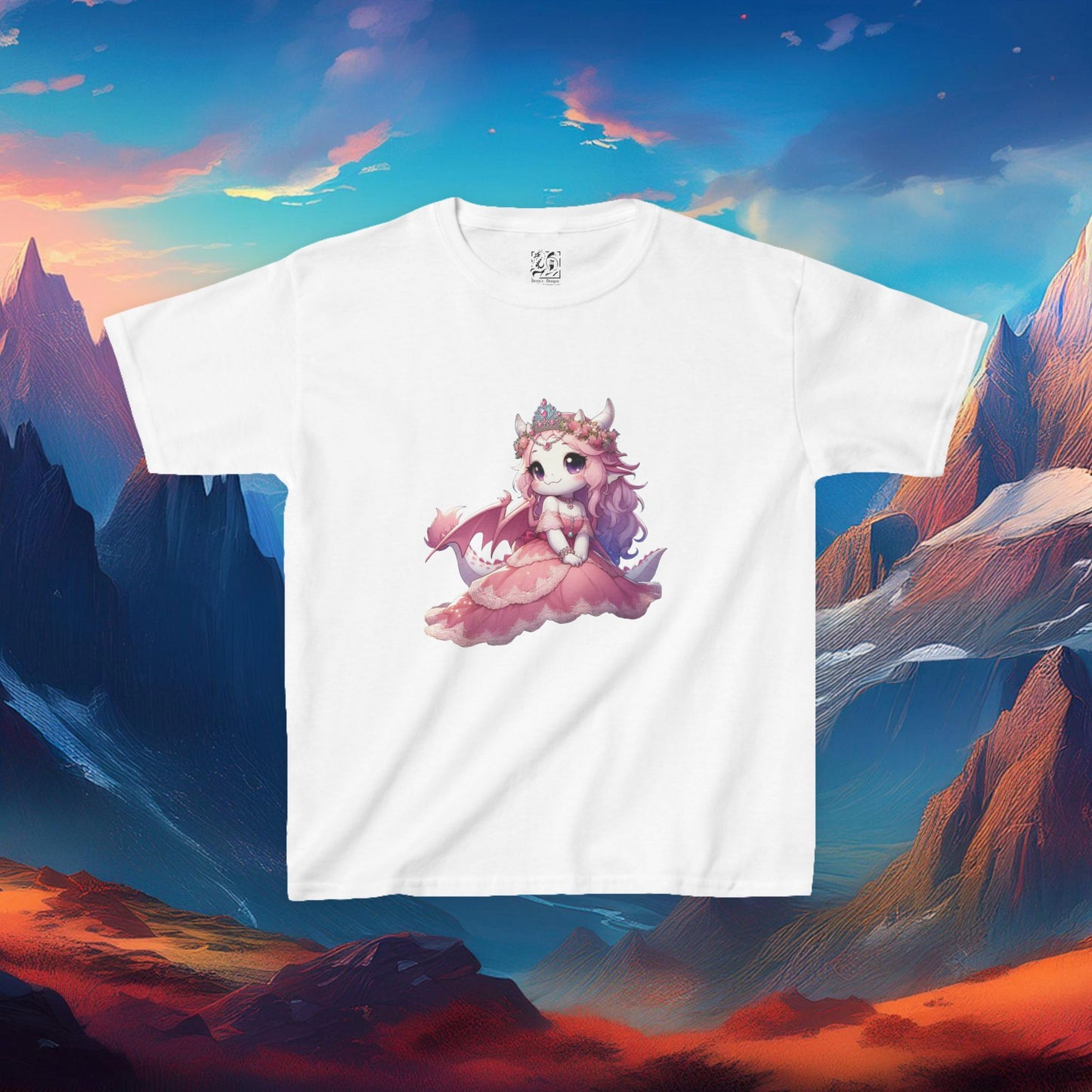 Pink Dragon Princess Kids Tee
