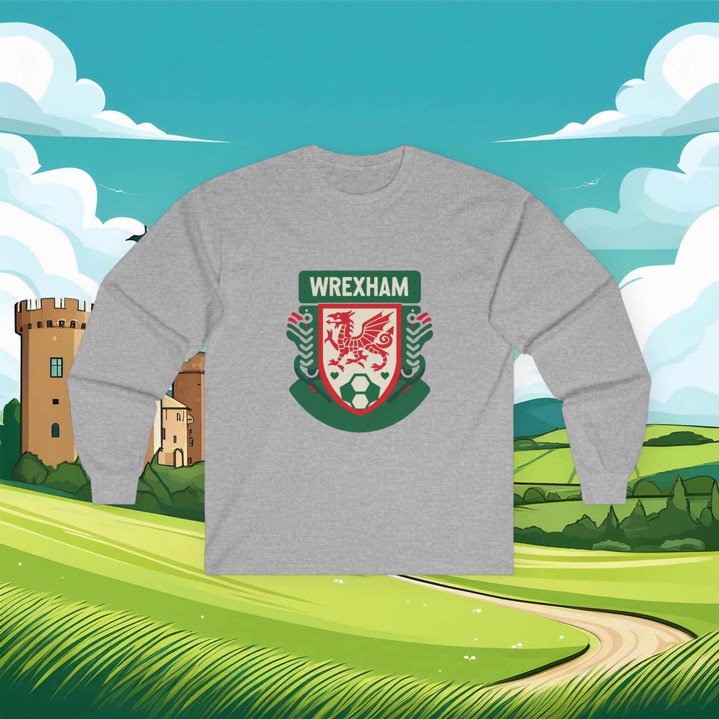 Wrexham Logo Long Sleeve Tee