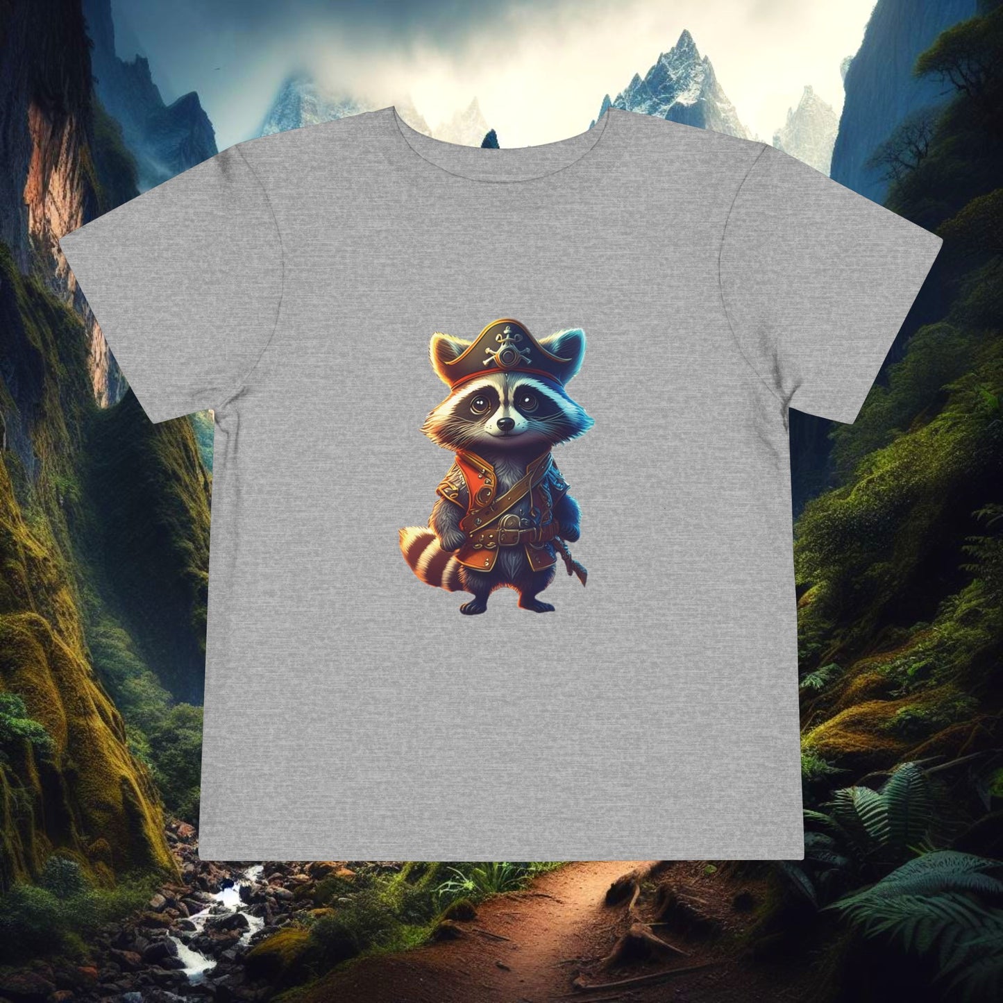 Raccoon Pirate Toddler Tee