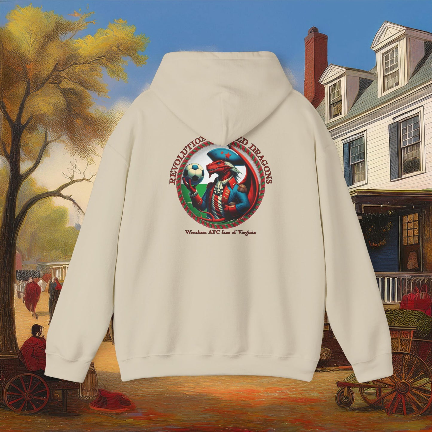 Revolutionary Red Dragons Crest Hoodie