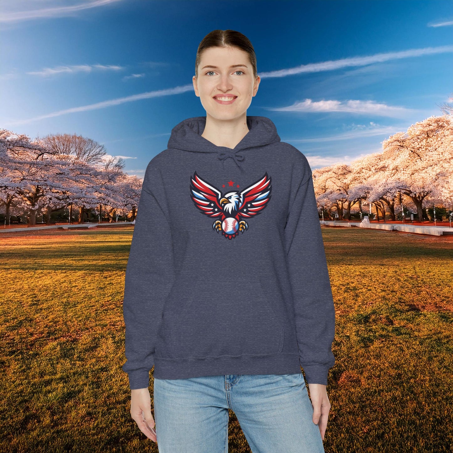 Washington Baseball Eagle Hoodie