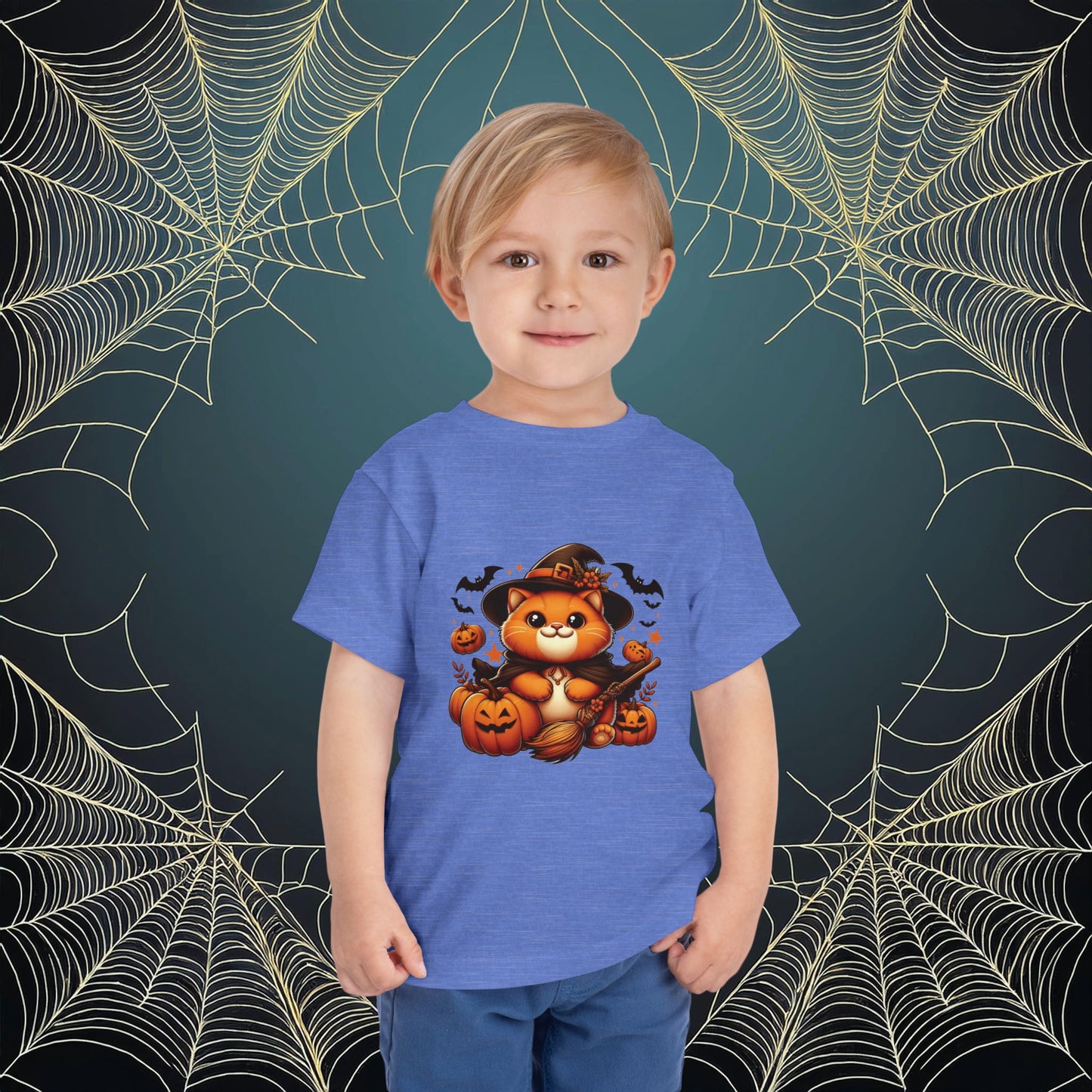 Halloween Cat Toddler Tee