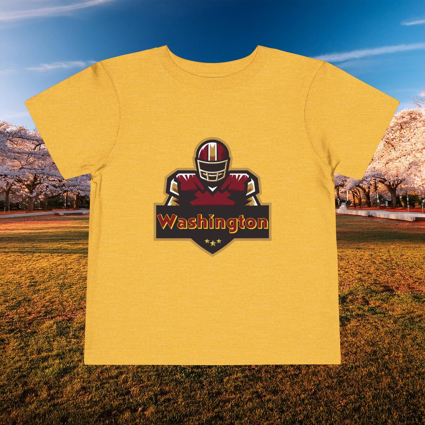 Washington Football Player Logo Toddler Tee
